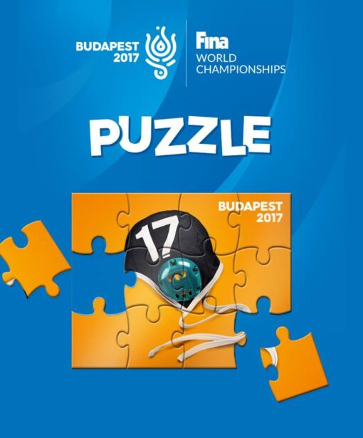 Puzzle game for FINA swimming championships by buriba